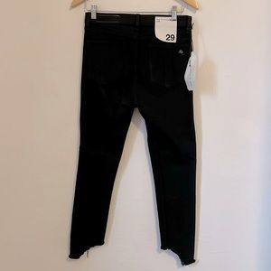 rag & bone black denim jeans